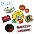 China manufacturer custom made 3d embroidery badges patches military animals bird embroidery patch for heat transfer